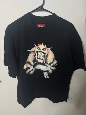 Vintage Oakley Monster Bulldog Puff Print T Shirt oversize Size Small - Image 1 of 4