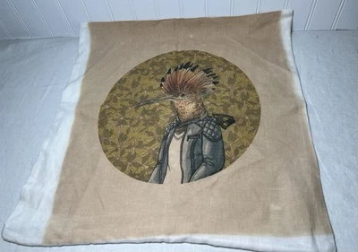 Funda Almohada West Elm Hoopoe Bird Leer Foto 1 de 4