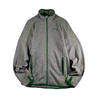 Bergans of Norway Men's Einer Full-Zip Wool-Blend Jacket Gray/Green (XL) - Image 1 of 4