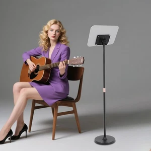 Mesa para portátil ajustable en altura con soporte de presentación de podio de atril 180° ajustable - Imagen 1 de 19