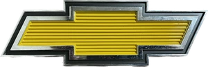 1973-1976 CHEVROLET TRUCK SILVERADO GRILLE EMBLEM SILVERADO PICKUP GOLD - Picture 1 of 5