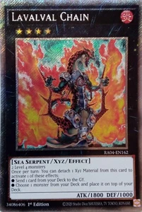 RA04-DE162 LAVALVAL KETTE PLATIN SECRET RARE 1.AUFLAGE YuGiOh KARTE - Bild 1 von 1