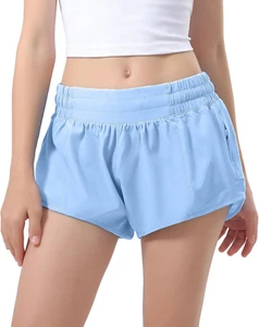 Girls Athletic Shorts, Lightweight Running Shorts for Teen Girls Kids Sports Act - Picture 1 of 31