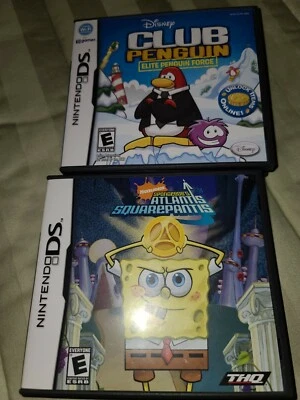SpongeBob's Atlantis SquarePantis Nintendo DS Square Pants and Club Penguin! - Image 1 of 4
