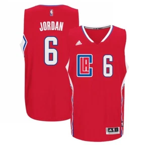 Camiseta deportiva para hombre DeAndre Jordan Adidas Los Angeles Clippers NBA roja antigua Swingman - Imagen 1 de 5