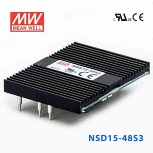 Mean Well NSD15-48S3 DC-DC Converter - 12.375W - 18~72V in 3.3V out - Picture 1 of 5