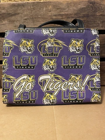 LSU Tigers Tote Hand Bag Purse Louisiana State University Cover
