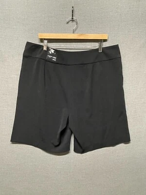 Pantalones Cortos Alfani Mujer 16W Negro Control Abdomen Bolsillos Frontales Gráfico Oasis Foto 1 de 4