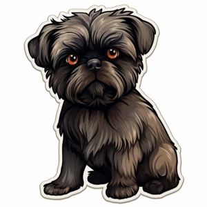 2X Affenpincher Auto Aufkleber Hunde Sticker - Picture 1 of 1
