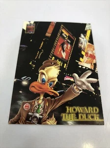 1997 MARVEL PREMIUM QFX howard the duck PROMO Card Comics Fleer Joe Quesada - Picture 1 of 3