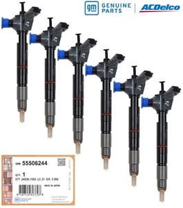 6er Set GM 55506244 Einspritzdüse 2020-2024 3,0L LM2 Duramax Silverado Sierra - Bild 1 von 15