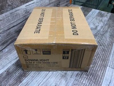 SUNCO LIGHTING Sunco 12 Pack 4 Inch LED Recessed Lights, Slim Canless Ceiling Lighting