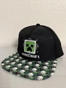 MINECRAFT YOUTH BASEBALL CAP ADJUSTABLE HAT (PRE-OWNED) - Picture 1 of 12