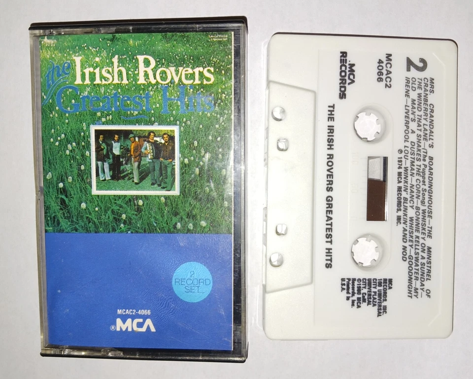 Irish Rovers Greatest Hits Cassette 1974 MCA Records Tested Working - Image 1 of 1