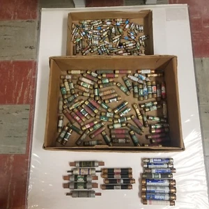 Electrical Fuse Lot of 200+, Many Sizes & Brands, Buss, Gould, Many New, LOOK - Picture 1 of 11