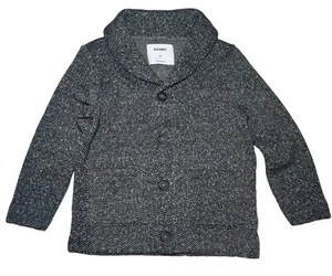 Old Navy Boys Button Up Sweater Cardigan Size 4t Gray New With Tags - Picture 1 of 5