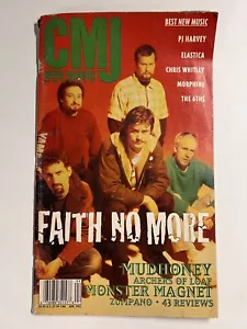 CMJ MAGAZINE-April 1995-Faith no More-PJ Harvey-Mudhoney- Morphine-No CD - Picture 1 of 7