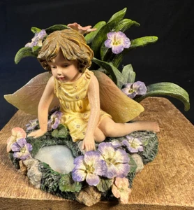 Boyds Wee Folkstone Collection 2000 Violetta Faeriegaze "Pausa e rifletti #36110* - Foto 1 di 10