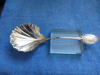 Wonderful Sterling Silver Gorham Lily 1870 Casserole Spoon with Shell Bowl - Image 1 of 4