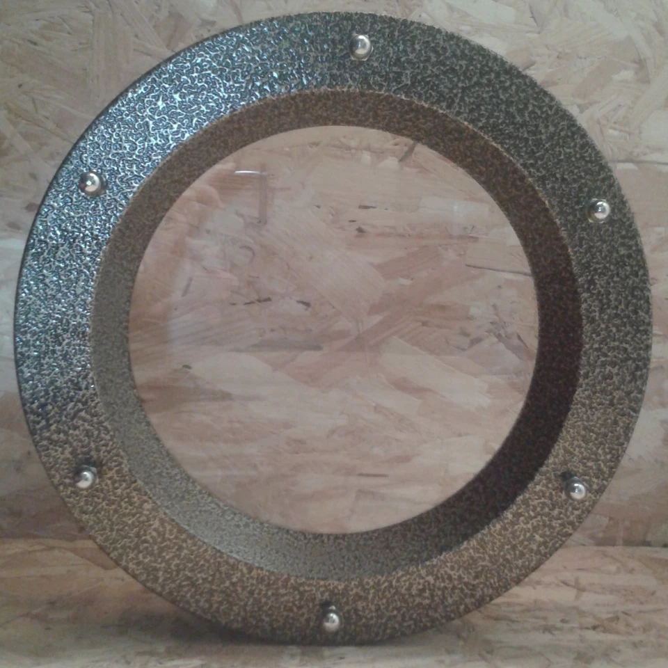 OJO DE BUEY PARA PUERTA phi 350 mm "Oro Viejo" Foto 1 de 4