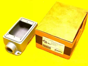 APPLETON FS-1-75 FS-1-75L 3/4" IRON FS-FD CS 1-GANG CAST DEVICE TYPE FS BOX - Picture 1 of 9