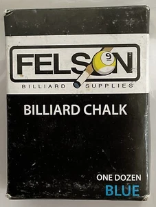 Felson Billard Queue Kreide - ein Dutzend - blau - Bild 1 von 1