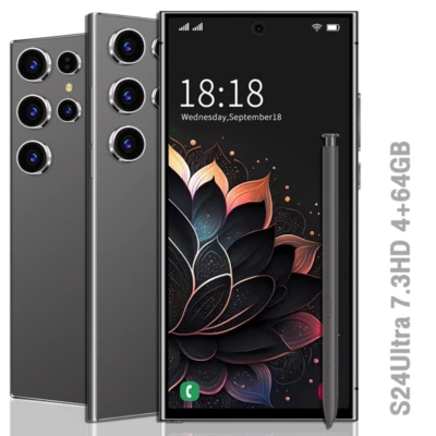 New S24 Ultra 5G Smartphone 7.3" Factory Unlocked Android Cellphones Dual SIM - Image 1 of 4