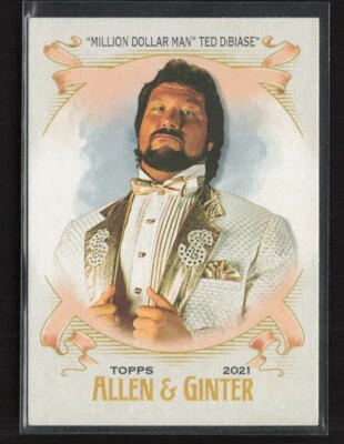 2021 Topps Heritage WWE #AG-15 "Million Dollar Man" Ted DiBiase Allen & Ginter - Image 1 of 2