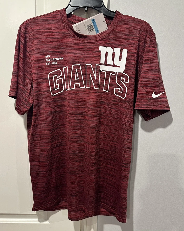 Nike New York Giants Velocity Shirt 2023 Red Men’s Size Medium