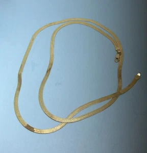 Kette Fischgrät 14K Gelbgold Stil 14,5 Gramm 30" lang 4 mm breit - Bild 1 von 4