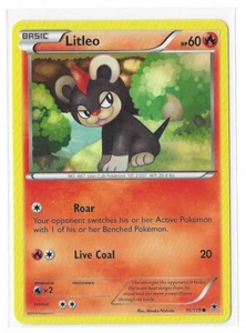 2014 Pokémon Phantom Forces Litleo 11/119 Common Regular - Picture 1 of 2