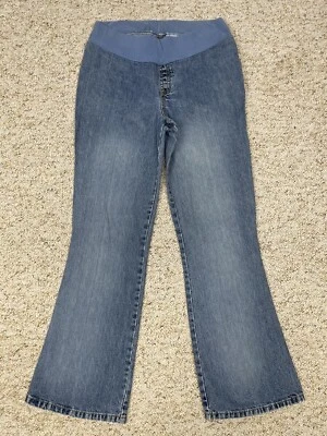 Motherhood Maternity Pull on Jeans size Small Flared Denim Blue (28x30) - Image 1 of 4