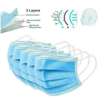 ENERGMIX 20 Masken Mundschutz maske Gesichtsmaske Schutzmaske mit Gummiba (0,30 EUR/St.)