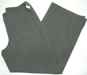 Chicos Hose Größe 1,5R grau Nadelstreifen weites Bein Hosen NEU $ 88 (p12) - Bild 1 von 5