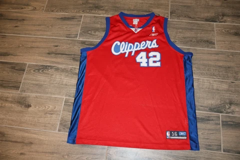 Los Angeles Clippers Elton Brand NBA Basketball Jersey Authentic Reebok Sewn 56 Cover