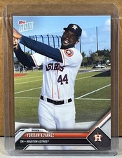 2023 TOPPS NOW Road to Opening Day #OD-102 YORDAN ALVAREZ ASTROS Print Run 472