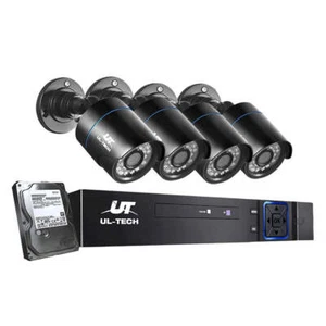 4Ch Dvr 4 Cameras Enhanced Surveillance Package - Picture 1 of 8