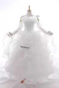 a-010 Eufemia Gótico Victoriano Cosplay Disfraz Vestido de Novia Boda Baile Blanco - Imagen 1 de 12