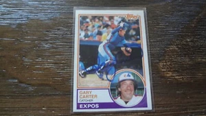 1983 TOPPS GARY CARTER AUTOGRAPHED BASEBALL CARD - Picture 1 of 3