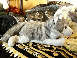 Wildlife Artists 12" plush stuffed Wolf Dog 2012 #1000 - Picture 1 of 9