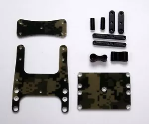 EXTENSIÓN DE MARCO DE CAMUFLAJE DIGITAL ELECTRIX RC BOOST / TOREMENT XTR12452GDC 1/10 CORTO - Imagen 1 de 2