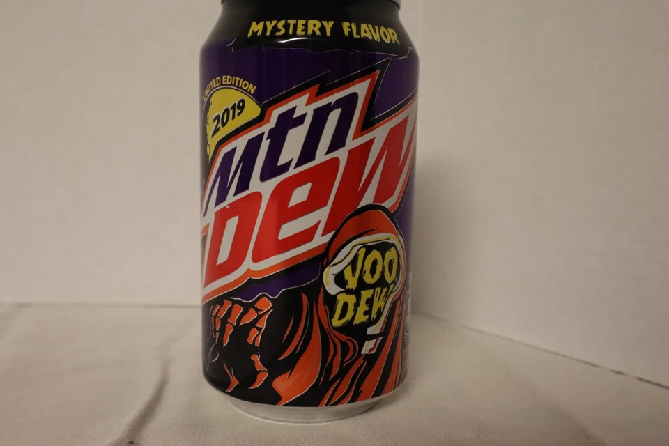 2x Mountain Dew VOO Halloween 12 Oz Full Mystery Flavor 2019 MTN Cans