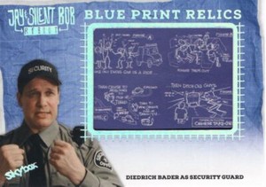 Skybox Jay & Silent Bob Reboot Blue Print Relic Card BPR-9 Diedrich Bader