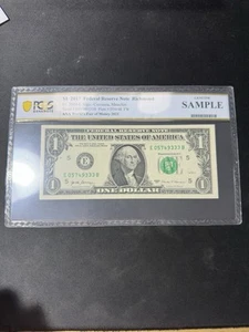 2017 Richmond Federal Reserve Note PCGS Sample 2021 ANA World's Fair of Money - Picture 1 of 2