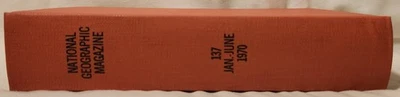 National Geographic Magazine Hardcover Book Vol. 137 Jan - June 1970 — 第 1/4 张图片