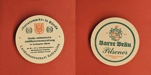 Barre Bräu Heiratsmarkt in Bünde 1978 Brauerei Bierdeckel Bier - Picture 1 of 1