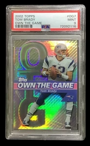 2002 topps #OG7 tom brady; own the game SP holo refractor PSA 9 (1st INSERT) - Picture 1 of 2