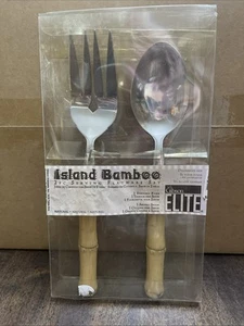 Gibson Elite Island Bamboo 2 Pc Serving Set - Picture 1 of 2