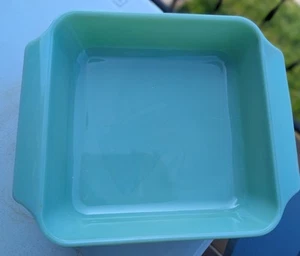 Fire King Anchor Hocking Jadeite 8x8 Baking Casserole Dish Pan 2 Quart VTG 2000 - Picture 1 of 6