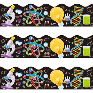 72 Piedi Scienza Bollettino Bordure Laboratorio Scientifico Border per Arredamento Aula... - Foto 1 di 7